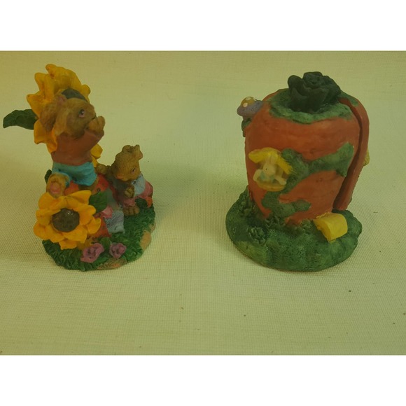 Flower & Apple Easter figures hidden homes KE270 - Picture 4 of 10